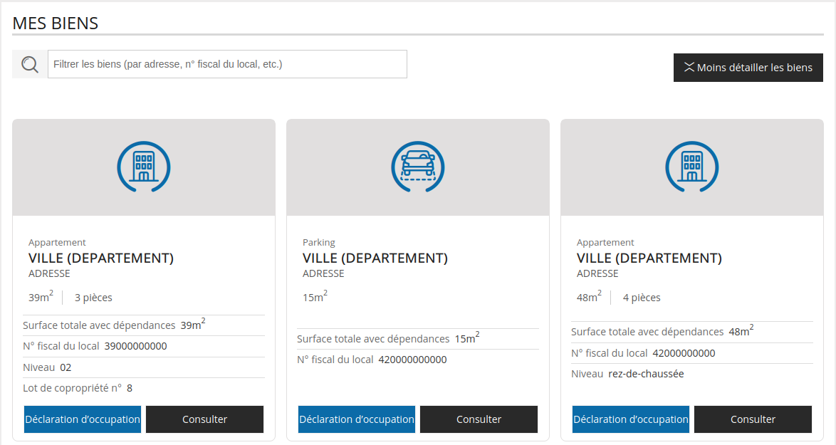 Exemple de document avec numéro invariant