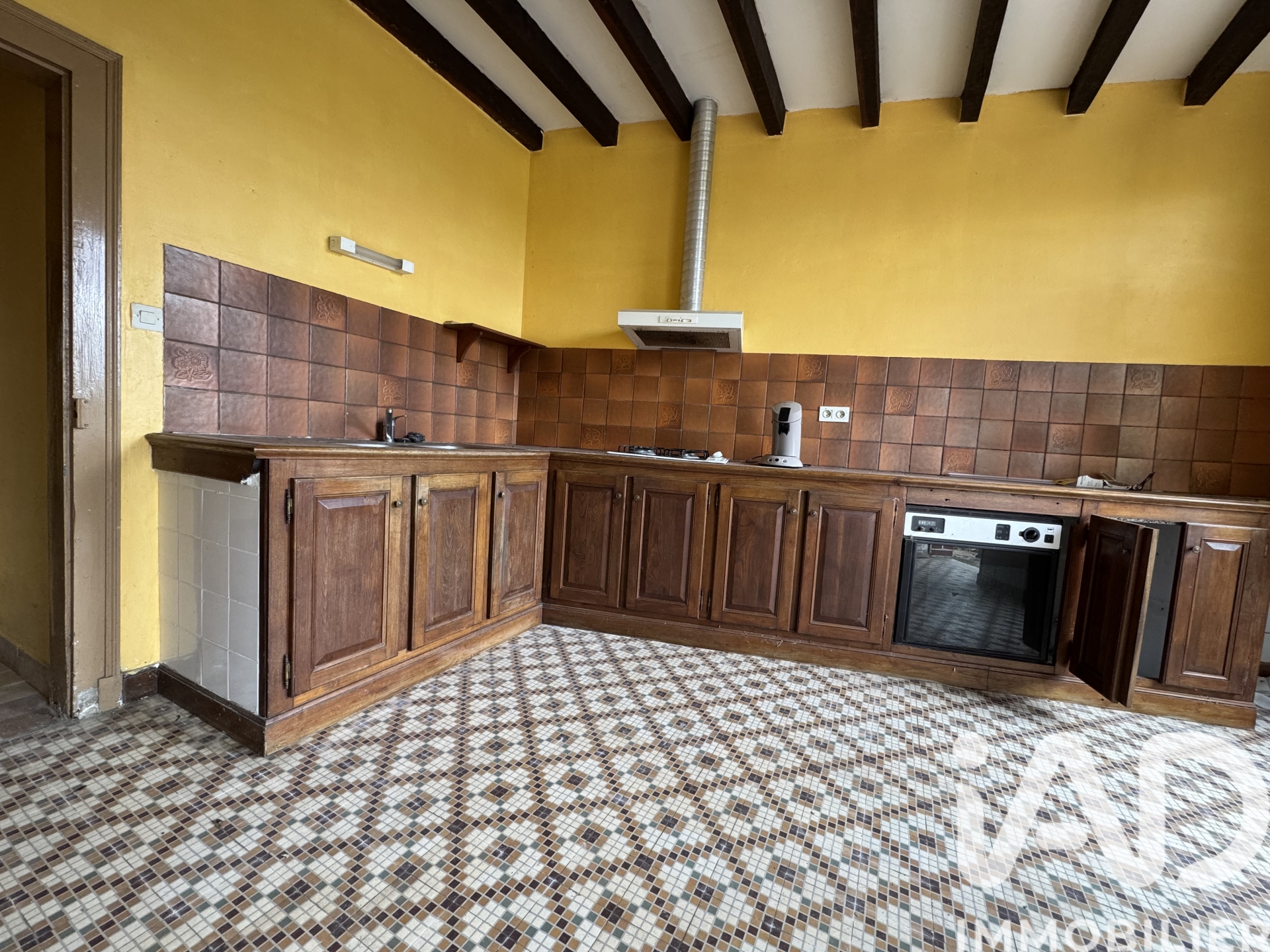 Cuisine ancienne meubles bois