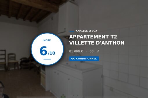 Analyse d&rsquo;un t2 à Villette d&rsquo;anthon à 81 000 € : on achète ou pas ?