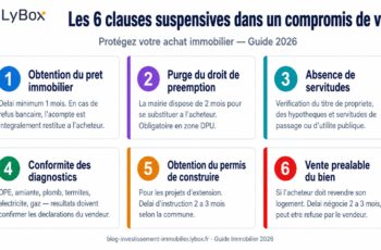 Les clauses suspensives à ne pas oublier chez le notaire