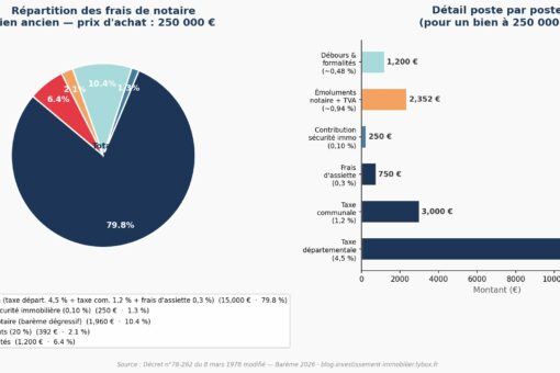 Comprendre la répartition des frais de notaire