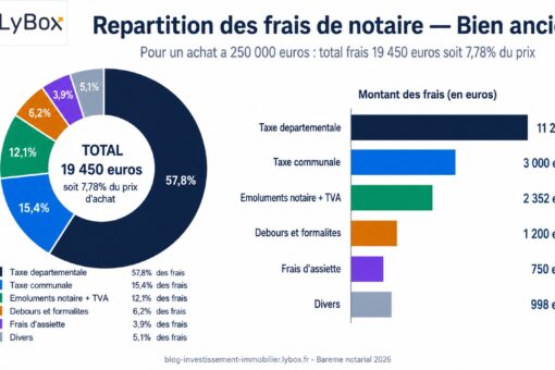 Comprendre la répartition des frais de notaire