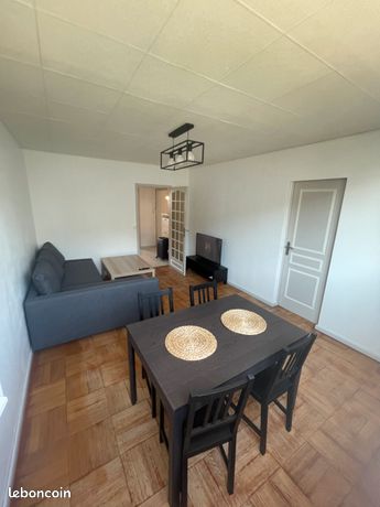 Séjour parquet chevron T4 Saint-Étienne